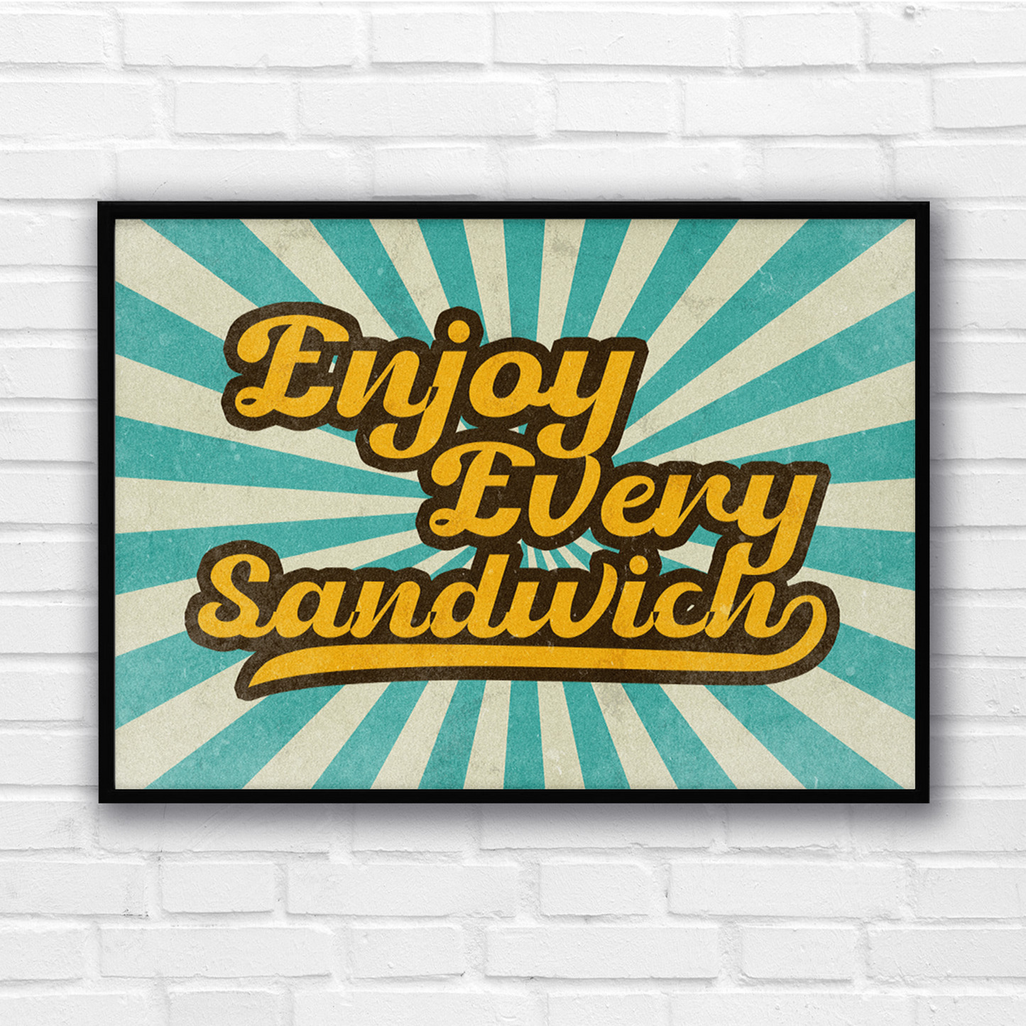 Warren Zevon - Enjoy Every Sandwich Word Art Print nu05iz-sf.myshopify.com