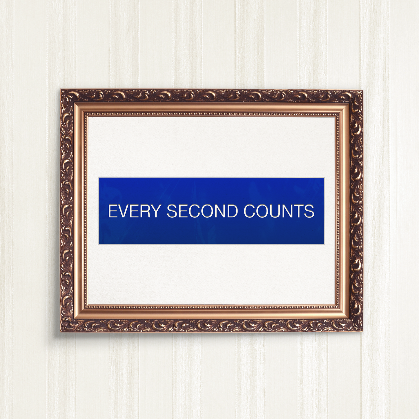 EVERY SECOND COUNTS