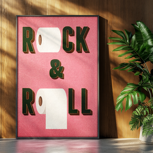 Rock & Roll Bathroom Art Print nu05iz-sf.myshopify.com