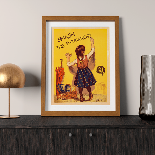 Smash The Patriarchy Art Print nu05iz-sf.myshopify.com