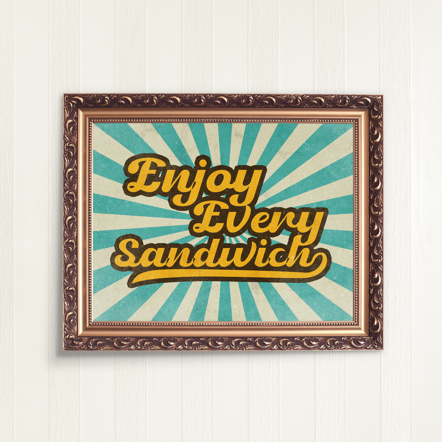 Warren Zevon - Enjoy Every Sandwich Word Art Print nu05iz-sf.myshopify.com