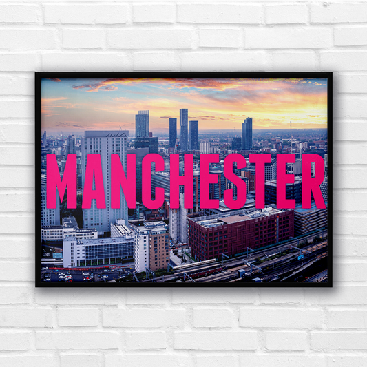 Manchester Landscape Big Font Ltd Edition Print nu05iz-sf.myshopify.com